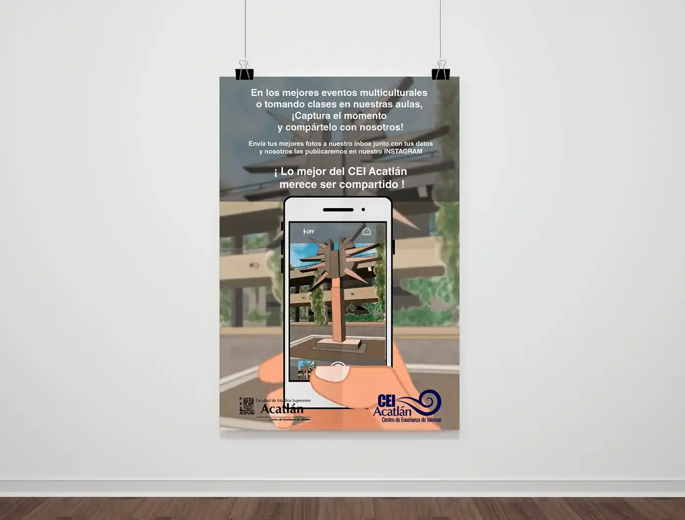 Cartel ilustrado Captura