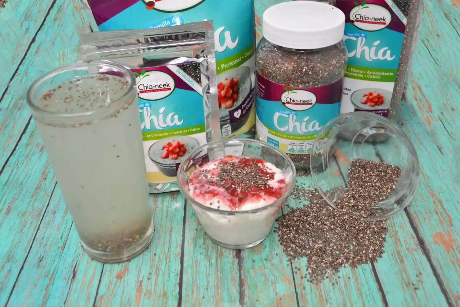 Línea de productos Chía Neek