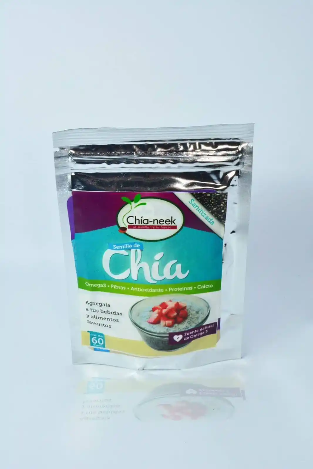 Presentación pequeña del producto Chía Neek