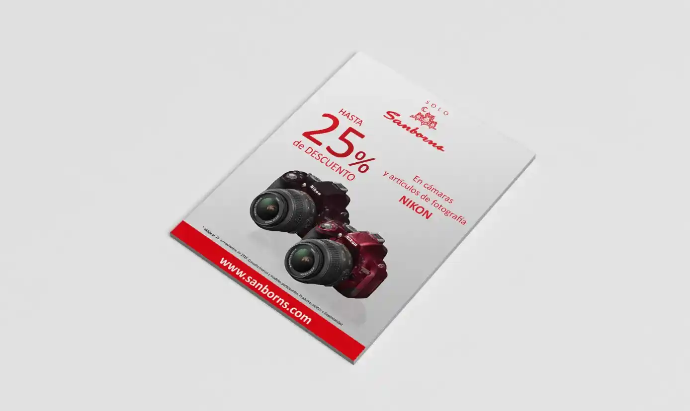 Publicidad impresa Sanborns